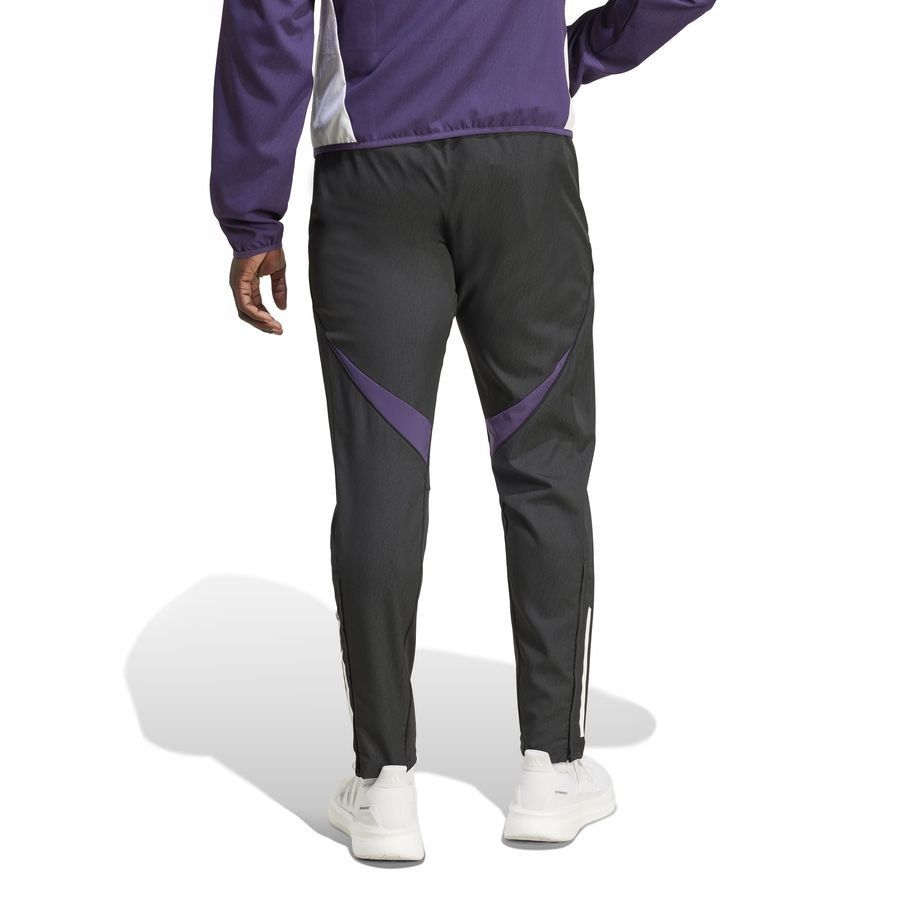 Manchester United Training Trousers Tiro 25 Presentation - Black/Aurora Plum/White - Men's-SoccerKits Hub | Buy Soccer Jerseys Online
